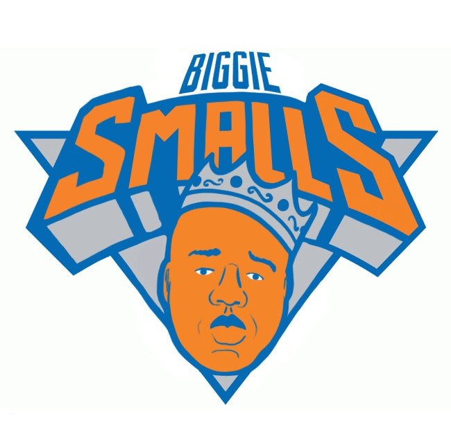 New York Knicks The Notorious BIG Logo iron on heat transfer